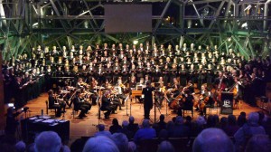 The 2013 Festival Choir performing Vivaldi's Gloria at Deakin Edge
